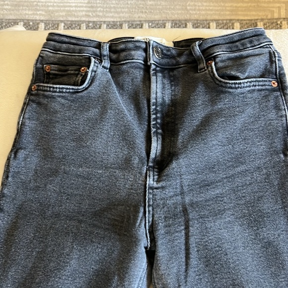 Women’s jeans. Size 6. Zara, charcoal black. - Picture 2 of 6